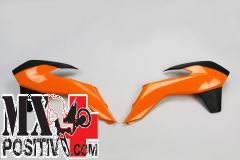 FIANCHETTI RADIATORE KTM SX 250 2016 UFO PLAST KT04052999 ARANCIO-NERO OEM