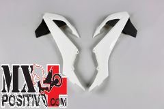 RADIATOR SCOOPS KTM SX 65 2016-2023 UFO PLAST KT04073999K BIANCO-NERO OEM 17