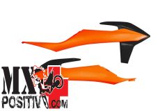 RADIATOR SCOOPS KTM EXC-F 250 2020-2023 UFO PLAST KT04092999X ARANCIO-NERO OEM 20