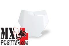 TABELLA PORTANUMERO KTM SX-F 450 2019-2022 UFO PLAST KT04094042 BIANCO 20-23