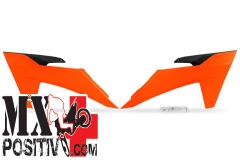 RADIATOR SCOOPS KTM SX 250 2023 UFO PLAST KT05011FFLU ARANCIO FLUORO