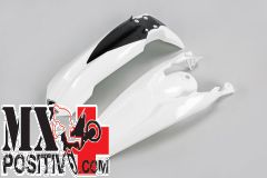 KIT PARAFANGHI KTM EXC 125 2012-2013 UFO PLAST KTFK513047 BIANCO