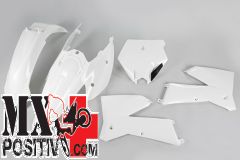 COMPLETE PLASTIC KIT KTM SX 250 2005-2006 UFO PLAST KTKIT503047 BIANCO