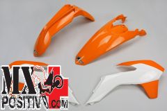 COMPLETE PLASTIC KIT KTM EXC-F 250 2014-2016 UFO PLAST KTKIT516999W OEM 15-16