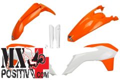 COMPLETE PLASTIC KIT KTM EXC 200 2014-2016 UFO PLAST KTKIT516F999W OEM 15-16