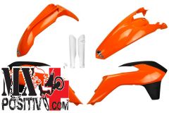 COMPLETE PLASTIC KIT KTM EXC-F 250 2014-2016 UFO PLAST KTKIT516F999 OEM 14