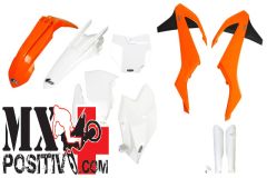 COMPLETE PLASTIC KIT KTM SX 250 2017-2018 UFO PLAST KTKIT517F999 OEM 16