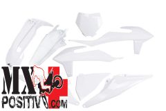 COMPLETE PLASTIC KIT KTM SX-F 450 2019-2022 UFO PLAST KTKIT522042 BIANCO 20-23