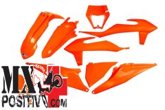 KIT PLASTICHE KTM EXC-F 450 2020-2023 UFO PLAST KTKIT527F127 CON FARO ARANCIA