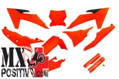 COMPLETE PLASTIC KIT KTM SX 250 2023 UFO PLAST KTKIT529FFFLU ARANCIONE NEON