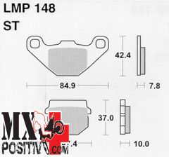 BRAKE PADS KAWASAKI KMX 125 1987-2002 ATHENA LMP148   