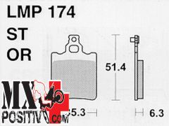 BRAKE PADS KTM SX 65 2000-2003 ATHENA LMP174   