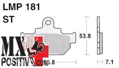 BRAKE PADS MAICO GP 400 E 1987 ATHENA LMP181   