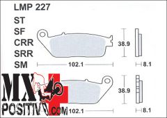 BRAKE PADS YAMAHA WR125 R 2009-2009 ATHENA LMP227   