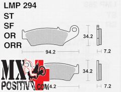 BRAKE PADS HM MOTO SUPERMOTARD 125 2000-2006 ATHENA LMP294