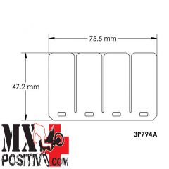 LAMELLE RICAMBIO VFORCE 3 SUZUKI LT 500 1987 MOTO TASSINARI MT3P794A