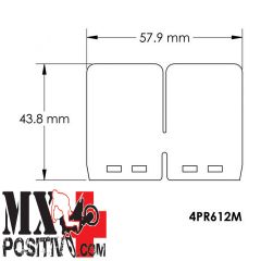 REED PETALS VFORCE 4R BETA RR 125 2T 2021-2022 MOTO TASSINARI MT4PR612M