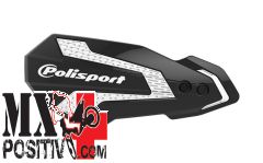 HANDGUARDS UNIVERSAL SHIELD TM EN 300 FI 4T 2017-2019 POLISPORT P8308200001 MX FLOW NERO/BIANCO