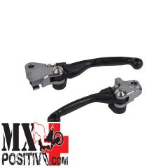 UNBRAKABLE LEVER KIT BRAKE CLUTCH YAMAHA YZ 426 F 2001-2002 POLISPORT P8487200012 NERO