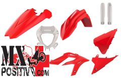 KIT PLASTICHE COMPLETO ENDURO BETA XTRAINER 300 2020-2022 POLISPORT P91059 ROSSO/BIANCO - CONVOGLIATORI RADIATORI DEI MODELLI FINO AL 2019 MA COMPATIBILI