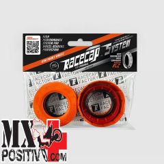 RACECAP SYSTEM PER RUOTA ANTERIORE KTM 250 EXC F 2007-2024 RACECAP RCF102A ARANCIONE