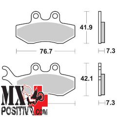 PASTIGLIE FRENO ANTERIORE BETA RR 125 2T 2018-2021 SBS 65616810 168CT CT - ORGANICA