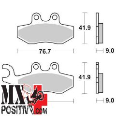 FRONT BRAKE PADS PIAGGIO BEVERLY 300 2021-2023 SBS 65617710 177CT CT - ORGANICA