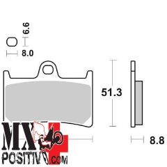 PASTIGLIE FRENO ANTERIORE YAMAHA T-MAX 530 (->2016) 2012-2016 SBS 65619805 198MS MS SINTERIZZATA