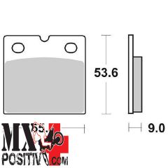 FRONT BRAKE PADS BMW R 100 CS 1981-1984 SBS 6565060 506HF ORGANICA