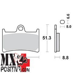 FRONT BRAKE PADS YAMAHA MT-09 SP 2021-2024 SBS 656634P SP - EVO SINTER