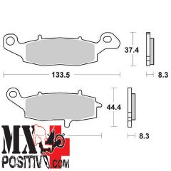 FRONT BRAKE PADS KAWASAKI VN 1600 CLASSIC TOURER 2005 SBS 6567055 705HS HS SINTERIZZATA SX