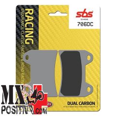 FRONT BRAKE PADS DUCATI SS 750IE 2000-2001 SBS 6567069 706DC DUAL CARBON
