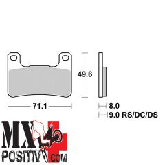 PASTIGLIE FRENO ANTERIORE SUZUKI GSX-S 950 2021-2022 SBS 656806P SP - EVO SINTER