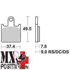 PASTIGLIE FRENO ANTERIORE KAWASAKI Z 750 R 2011-2013 SBS 6568385 838HS SINTERIZZATA