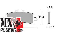 FRONT BRAKE PADS DUCATI 1199 PANIGALE TRICOLORE 2012-2014 SBS 656841RT RST SINTERIZZATA RACING