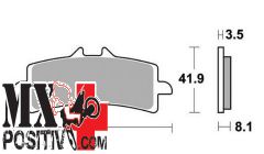 FRONT BRAKE PADS KTM SUPER DUKE 1290 R/RR 2020-2023 SBS 656841RT RST SINTERIZZATA RACING
