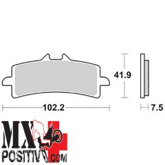 FRONT BRAKE PADS DUCATI DIAVEL V4 2023 SBS 656841P SP - EVO SINTER