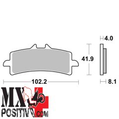 FRONT BRAKE PADS TRIUMPH SPEED TRIPLE 1050 S ABS 2018-2020 SBS 6569015 901HS HS SINTERIZZATA