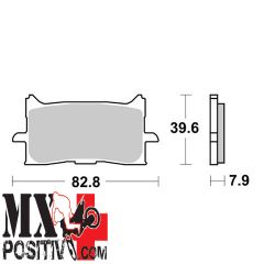 FRONT BRAKE PADS HONDA AFRICA TWIN CRF 1000 L 2016-2019 SBS 6569405 940HS HS SINTERIZZATA