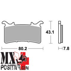 PASTIGLIE FRENO ANTERIORE HONDA CBR 1000 RR-R / SP 2020-2023 SBS 6569855 985HS HS SINTERIZZATA