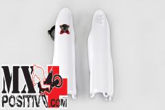 FORK GUARDS YAMAHA YZ 250 2008-2021 UFO PLAST YA03897046 QUICK STARTER (SC.DIV./DIFF.DISC) BIANCO