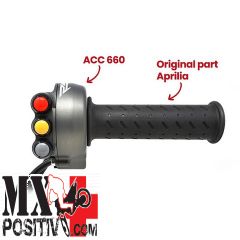 GAS CONTROL WITH INTEGRATED PUSHBUTTON PANEL APRILIA RSV4 /FACTORY 2021-2024 JET PRIME JP ACC 660 RV T