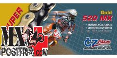 CHAIN KTM EXC 500 2012-2016 CZ CZ520MX.118 118 PASSO 520 ORO