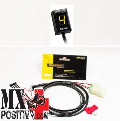 GEAR INDICATOR DISPLAY KIT DUCATI MONSTER S4RS 2006-2008 HEALTECH HT-GPXT-YELLOW + HT-GPX-D01 GIALLO
