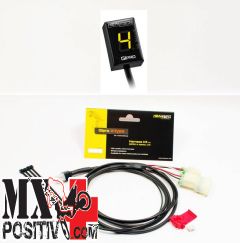 GEAR INDICATOR DISPLAY KIT HONDA CBR 1000 F 1987-2000 HEALTECH HT-GPXT-YELLOW + HT-GPX-WSS GIALLO