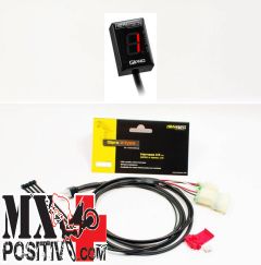GEAR INDICATOR DISPLAY KIT APRILIA TUONO FIGHTER 2003 HEALTECH HT-GPXT-RED + HT-GPX-A02 ROSSO