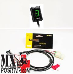 GEAR INDICATOR DISPLAY KIT MV AGUSTA F3 675 SERIE ORO 2011 HEALTECH HT-GPXT-GREEN + HT-GPX-U01 VERDE