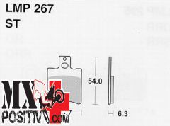 BRAKE PADS YAMAHA YE ZEST 50 1992 ATHENA LMP267   