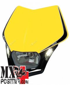 LIGHT PLATE V-FACE LED SUZUKI RM 250 1996-2000 RACETECH R-MASKGINR009 GIALLO RMZ