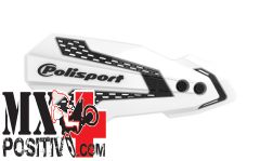 HANDGUARDS UNIVERSAL SHIELD TM EN 300 FI 4T 2017-2019 POLISPORT P8308200002 MX FLOW BIANCO/NERO